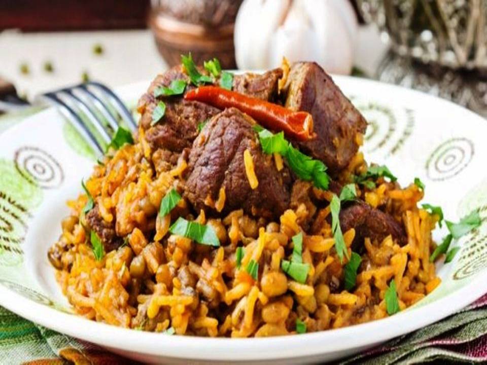 Meat Chawal